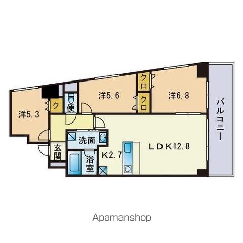 アーバス大手門の間取り写真