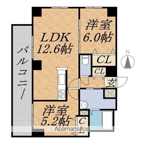 DOLCE山鼻の間取り写真