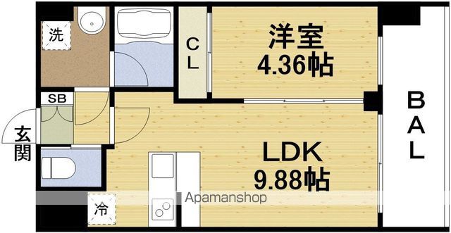 プレジオ塚本ASIANの間取り写真