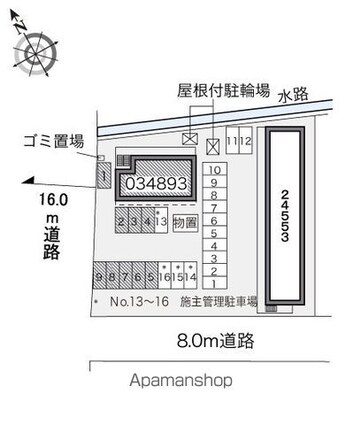レオパレスダッファデル　タカオ[1K/22.35m2]の配置図