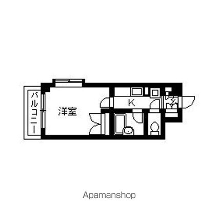菱和パレス桜台[1K/18.9m2]の間取図