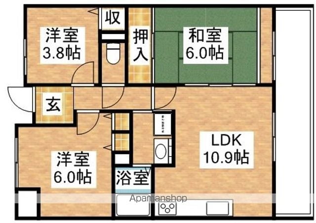ロイヤル三国の間取り写真