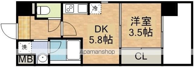 M COURT江坂の間取り写真