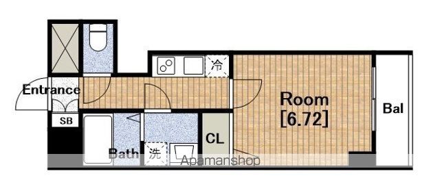ファステート難波SOUTHベックの間取り写真