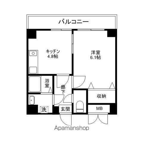 ハイブリッジ一里山の間取り写真