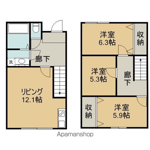 トレステーラ畑中の間取り写真