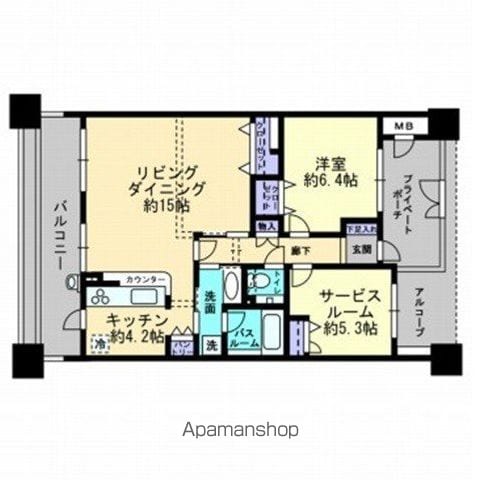 アーバンビュー緑町公園ツインタワーの間取り写真