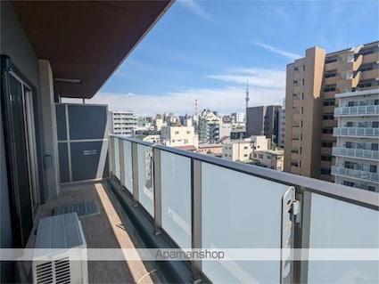 Ｐａｒ　Ｂｏｎｈｅｕｒ[1SLDK/52.68m2]のバルコニー
