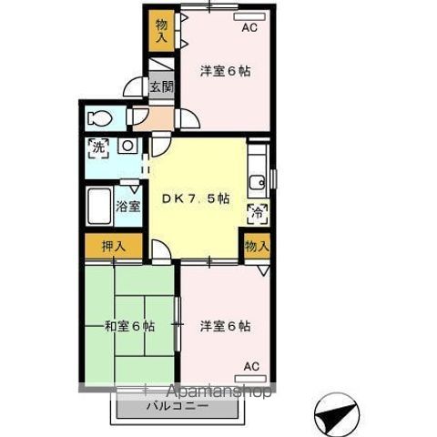 オーク高須 C棟の間取り写真