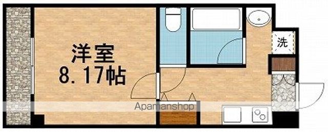 立川市錦町のマンションの間取り