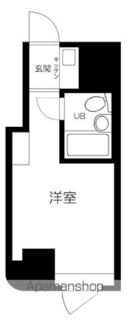 グランドハウスシャンティ[1K/14.2m2]の間取図