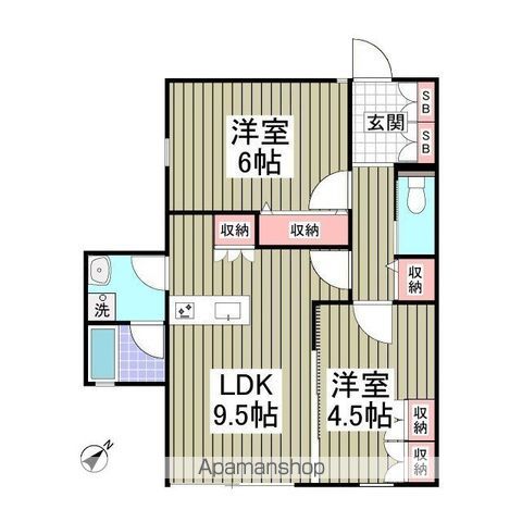 A1FLATの間取り写真