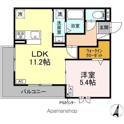 グランヒルズ鴨江の間取り写真