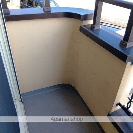 ソルエール梅原[1K/27.6m2]のバルコニー