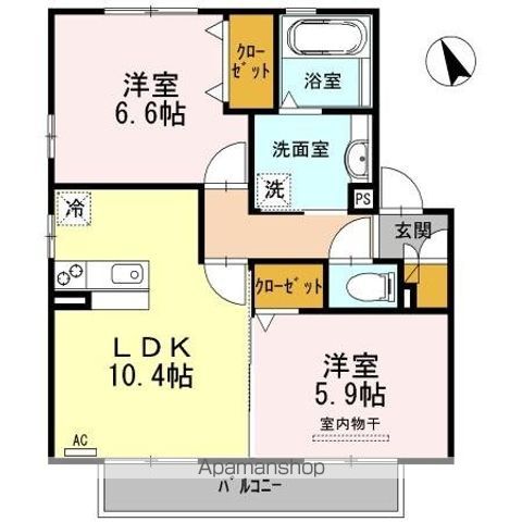 マルモカオン A棟の間取り写真