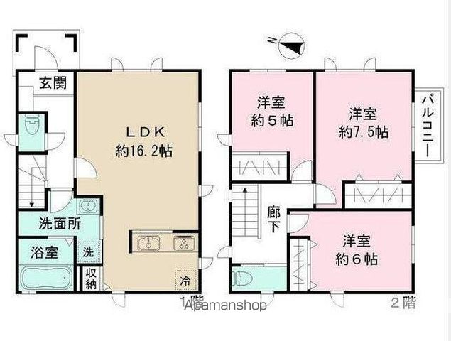 【パークフォレスタおおたかの森の間取り】