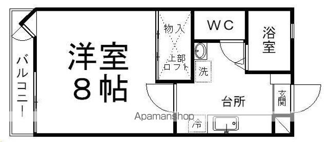 バーシティハウス原町の間取り写真