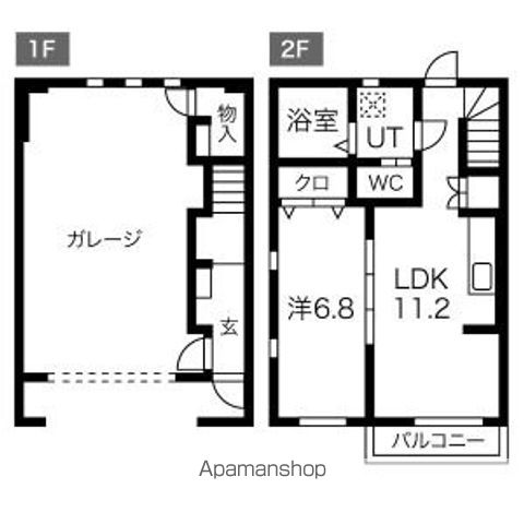 【ＹＭオートヴィラＡ棟の間取り】