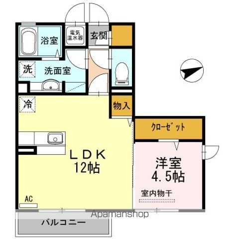 フェリース サラの間取り写真