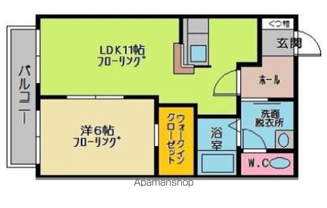 【プチ・シャトレ笹原Ａの間取り】