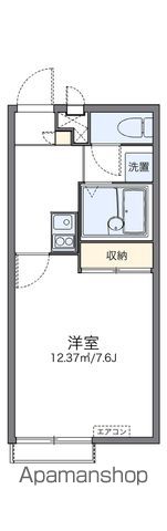 レオパレスランド諸岡の間取り