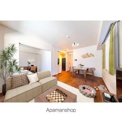 コンフォリア・リヴ八坂富士見[3LDK/71.08m2]のリビング・居間