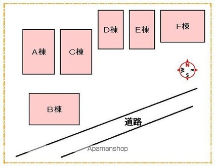 アンシャンテ[3LDK/72.86m2]の配置図