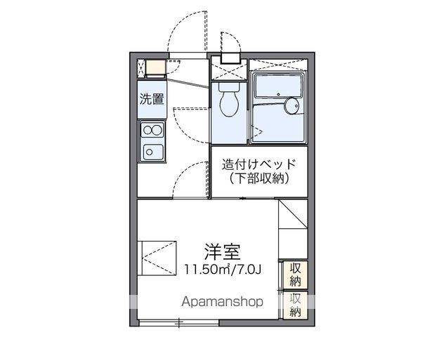 レオパレスマドンナの間取り写真