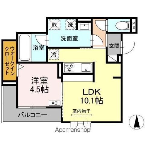 セレスティア中村の間取り写真