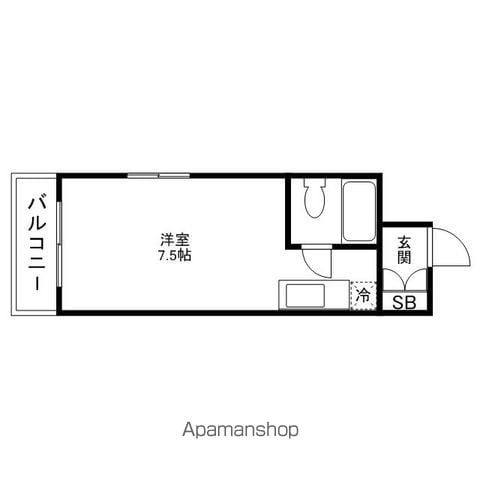 ジェンティール六本松の間取り写真