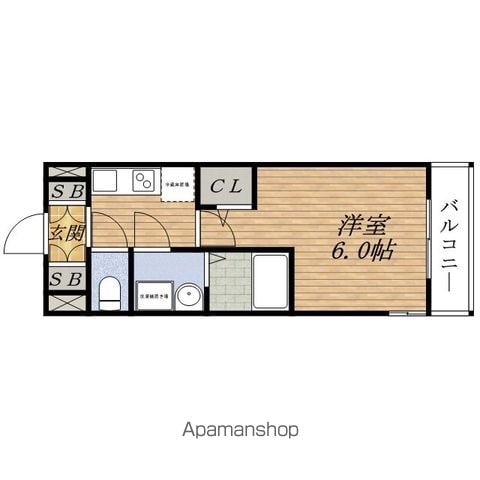 M−RESIDENCE新大阪GARDENの間取り写真