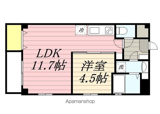 千葉市中央区要町のマンションの間取り