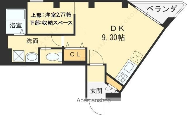 FLAT HOSHIDAの間取り写真