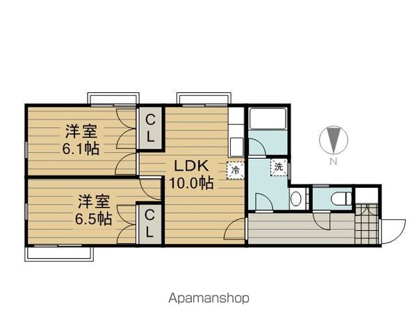 【ジュネス府中の間取り】