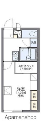 レオパレス財部[1K/23.18m2]の間取図