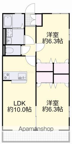 ボヌール関Aの間取り写真