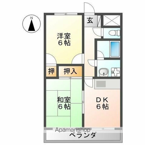 プランドール藤井の間取り写真