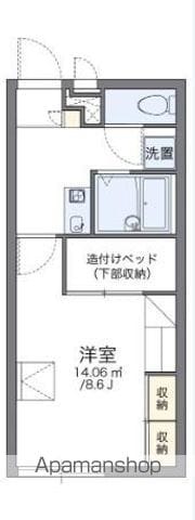 レオパレスウェストヴィラージュの間取り写真