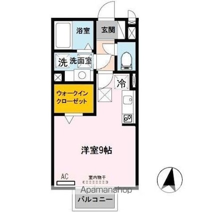 和歌山県海南市日方[1R/26.93m2]の間取図