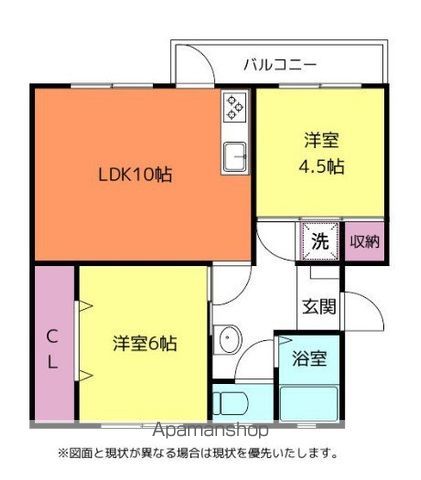 五福ユニバーシティの間取り写真