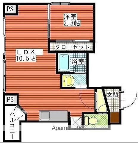 プランタン鴨池の間取り写真