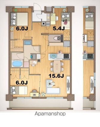 ステラメゾン田端[3LDK/75.02m2]の間取図