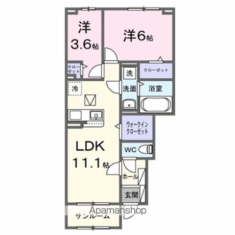 ファビオ本田町の間取り写真