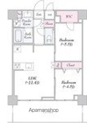 ＵＲＢＡＮＬＩＮＫ護国寺[2LDK/51.2m2]の間取図