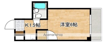 柴崎皆実町ビル[1R/15.6m2]の間取図