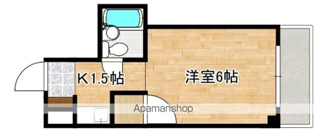 柴崎皆実町ビル[1R/15.6m2]の間取図