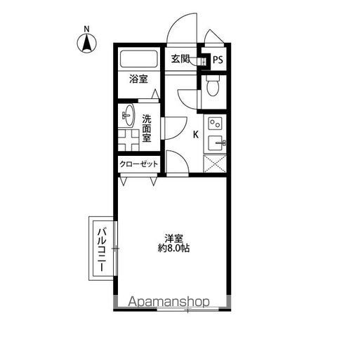 アムール　ボヌールの間取り