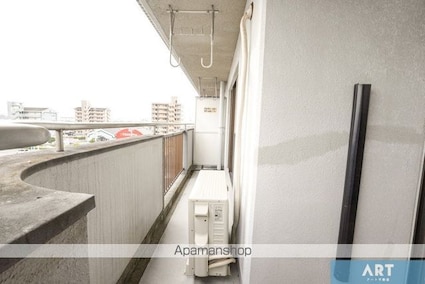 Ｍホーナー来住[3DK/57.02m2]のバルコニー