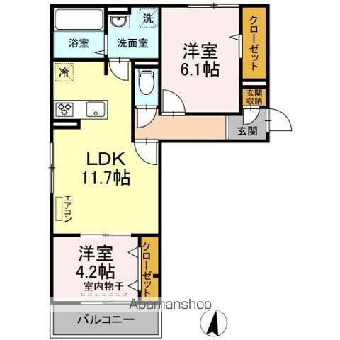 プレミール Cの間取り写真