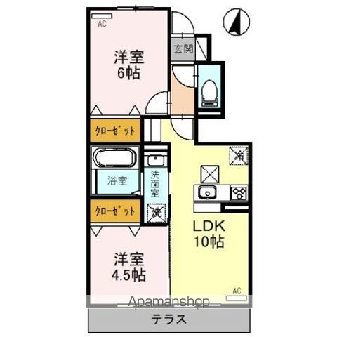 ルミエール香久山の間取り写真